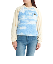 【OUTLET】RVCA レディース RECESSION REVERSIBLE CREW トレーナー CLO 【2024年冬モデル】