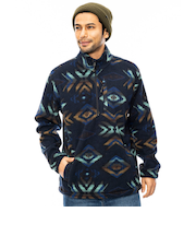 【OUTLET】BILLABONG メンズ BOUNDARY MOCK NECK ハーフジップジャケット NVY 【2024年秋冬モデル】