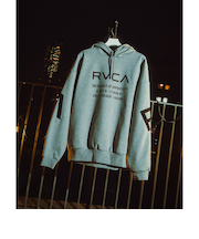 【RVCA ルーカ公式通販】ルーカ （RVCA）【OUTLET】RVCA メンズ HOODIE パーカー WGR 【2024年冬モデル】