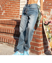 【ROXY ロキシー 公式通販】ロキシー（ROXY）【OUTLET】Roxy LIVED IN DENIM PANTS ウィメンズ デニムパンツ*