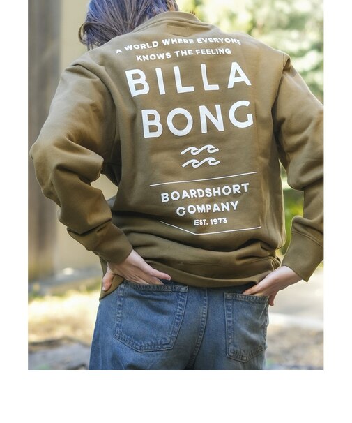 【OUTLET】BILLABONG メンズ DECAF トレーナー BRN 【2024年秋冬モデル】