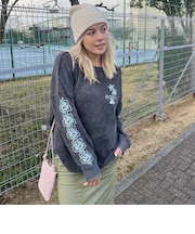 【ROXY ロキシー 公式通販】ロキシー（ROXY）【OUTLET】Roxy EAST SIDE MIDWEIGHT LS クルーネック プルオーバー