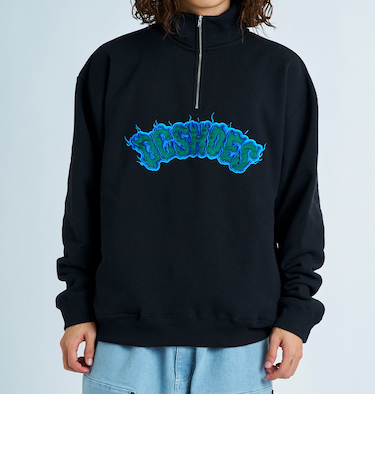 【DC ディーシー公式通販】ディーシー (DC SHOES)【OUTLET】DC Shoes 24 FIRELOGO HALF ZIP PULLOVER
