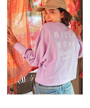 【OUTLET】BILLABONG レディース CLEAN LOGO SWEAT CREW トレーナー 【2025年春夏モデル】