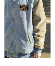 【OUTLET】BILLABONG メンズ DENIM STADIUM ジャケット BLU 【2024年秋冬モデル】