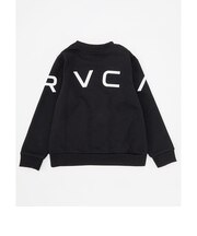 【RVCA ルーカ公式通販】ルーカ （RVCA）【OUTLET】RVCA キッズ FAKE RVCA CR トレーナー BLK 【2024年秋冬モデル】