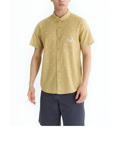 【OUTLET】RVCA メンズ 【EXOTICA】 EXOTICA SEERSUCKER SS 半袖シャツ 【2025年夏モデル】