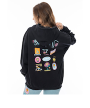【OUTLET】ELEMENT レディース ACOMPANY ZIP HOOD WOMEN パーカー FBK 【2024年秋冬モデル】