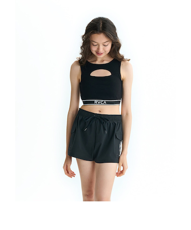 【RVCA ルーカ公式通販】ルーカ （RVCA）【OUTLET】RVCA レディース RIBBED BRATOP ブラトップ 【2025年夏モデル】