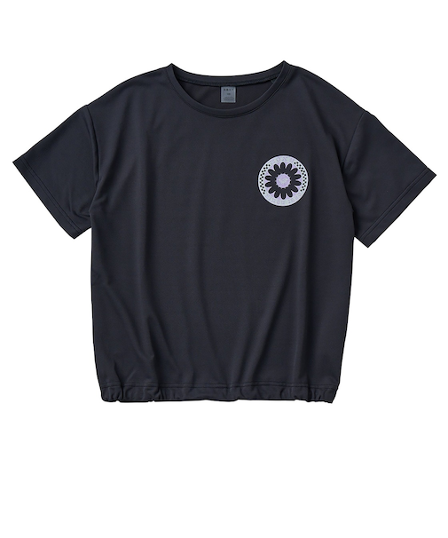 【OUTLET】Roxy MINI WILD FLOWER キッズ 半袖ラッシュガード スキンケアラッシュガード 近赤外線