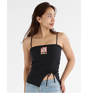 【OUTLET】RVCA レディース SOL DAD RIBBED CAMISOLE タンクトップ 【2025年夏モデル】