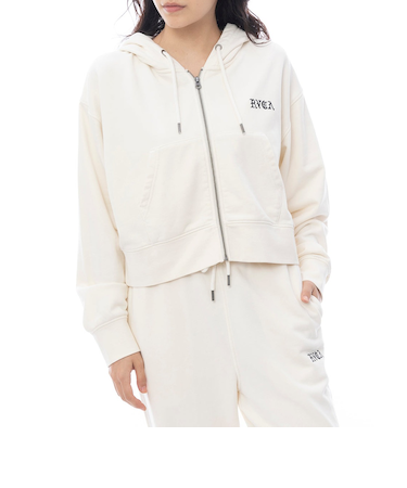 【OUTLET】RVCA レディース RVCA CROPPED ZIP HOODIE パーカー 【2025年春夏モデル】