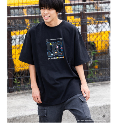 【OUTLET】【DC SHOES | PAC-MAN】DC Shoes 25 PM STAR SS メンズ Tシャツ