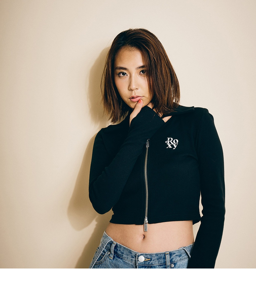 【ROXY ロキシー 公式通販】ロキシー(ROXY)【OUTLET】Roxy BEAR HUG ダブルジップカーディガン キャミソールセット