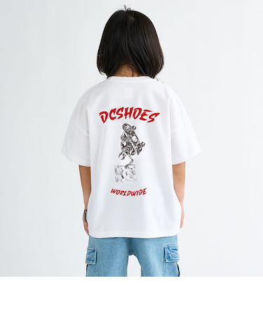 【OUTLET】DC Shoes 25 KD SKATE SKULL SS キッズ トップス Tシャツ