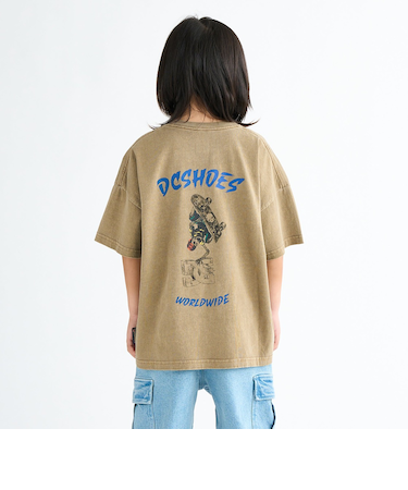【OUTLET】DC Shoes 25 KD SKATE SKULL SS キッズ トップス Tシャツ