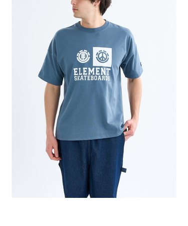 【OUTLET】【直営店限定】【吸水速乾＆ヘビーオンス】ELEMENT メンズ TO THE PEACE SS Tシャツ 【2025年春夏モデル】