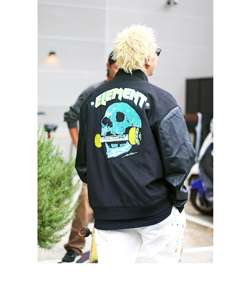 【OUTLET】ELEMENT メンズ HRTN STADIUM JACKET ジャケット FBK 【2024年秋冬モデル】