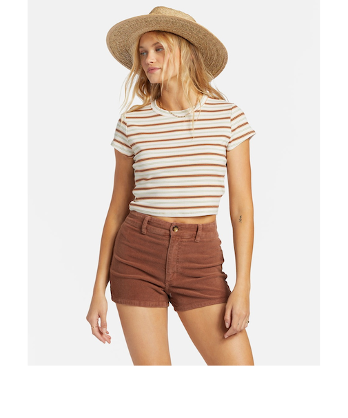 【OUTLET】BILLABONG レディース FREE FALL SHORT CORD ウォークパンツ/ショートパンツ 【2024年春夏モデル】