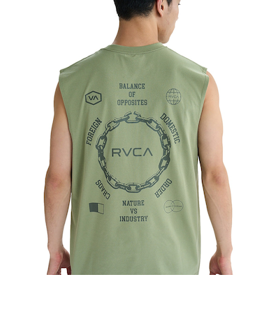 【OUTLET】RVCA メンズ CHAIN RELEASE SFTT サーフタンクトップ 【2025年夏モデル】