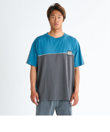 【OUTLET】Quiksilver GLOBAL HEAT COLOR BLOCK SS TEE メンズ Tシャツ