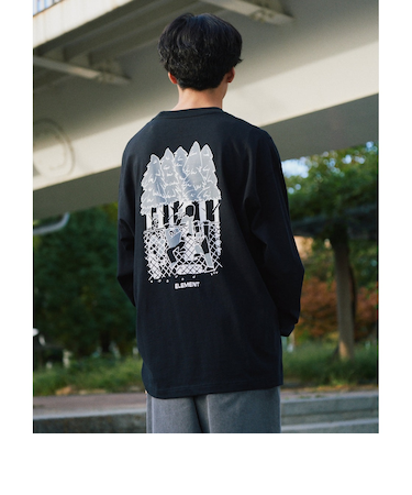 【OUTLET】ELEMENT メンズ KSK BACK TO NATURE LS ロンT 【2025年春夏モデル】