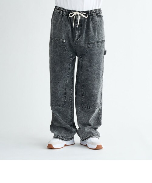 OUTLET】DC Shoes 25 SUPER WIDE BUGGY DOUBLE KNEE PANT メンズ
