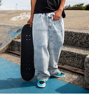 【OUTLET】DC Shoes 25 SUPER WIDE BUGGY DOUBLE KNEE PANT メンズ パンツ