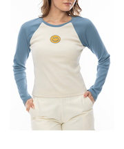 【OUTLET】RVCA レディース CLASSIC RAGLAN LS TE ロンＴ BLQ0 【2024年秋冬モデル】