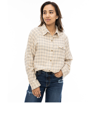 【OUTLET】BILLABONG レディース BEST TIME 長袖シャツ BHL0 【2024年秋冬モデル】