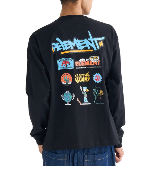 【OUTLET】ELEMENT メンズ ACOMPANY LS ロンＴ 【2025年春夏モデル】