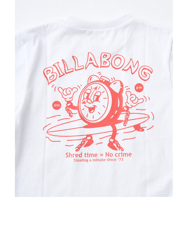 【OUTLET】BILLABONG キッズ TIME Tシャツ【OVER FIT】 【2025年夏モデル】