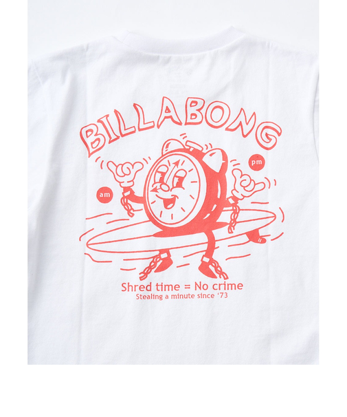 【OUTLET】BILLABONG キッズ TIME Tシャツ【OVER FIT】 【2025年夏モデル】