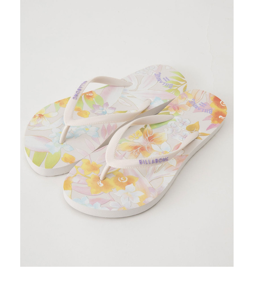 【OUTLET】BILLABONG レディース 【SURF CAPSULE】 FLIP FLOPS PRINT ビーチサンダル 【2024年春夏モデル】
