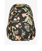【OUTLET】Roxy SHADOW SWELL PRINTED ウィメンズ バックパック BLACK ボタニカル柄 16L