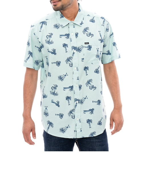 【RVCA ルーカ公式通販】ルーカ （RVCA）【OUTLET】RVCA メンズ POMMIER PALMS SS 半袖シャツ BN4 【2024年秋冬モデル】