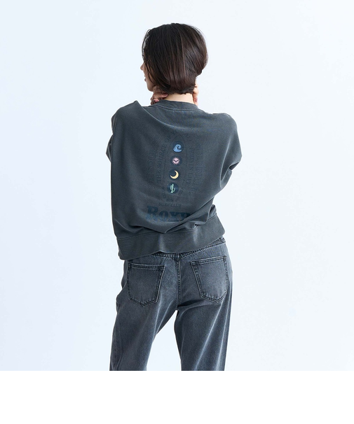 【ROXY ロキシー 公式通販】ロキシー（ROXY）【OUTLET】Roxy ALL YOU NEED IN LIFE ウィメンズ 長袖Tシャツ ミニ裏毛