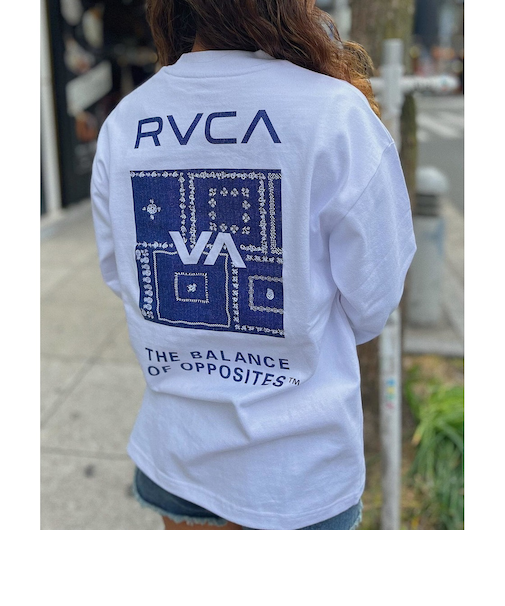 【OUTLET】RVCA レディース BANDANA VA BOX LOGO LS TEE ロンＴ 【2025年春夏モデル】