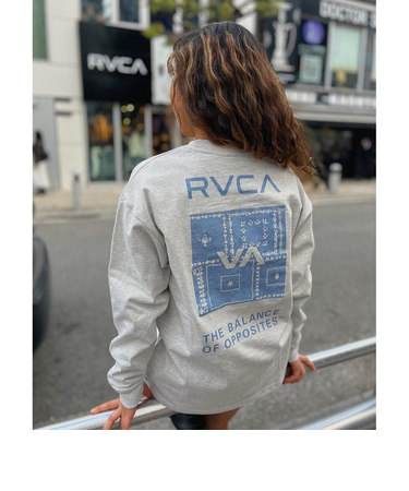 【OUTLET】RVCA レディース BANDANA VA BOX LOGO LS TEE ロンＴ 【2025年春夏モデル】