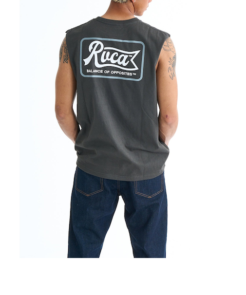 【RVCA ルーカ公式通販】ルーカ (RVCA)【OUTLET】RVCA メンズ PEN SCRIPT TT タンクトップ 【2025年春夏モデル】