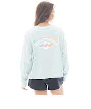 【OUTLET】BILLABONG レディース MORFY SUNSET ARCH LS TEE RASH 長袖ラッシュガード 【2025年春夏モデル】