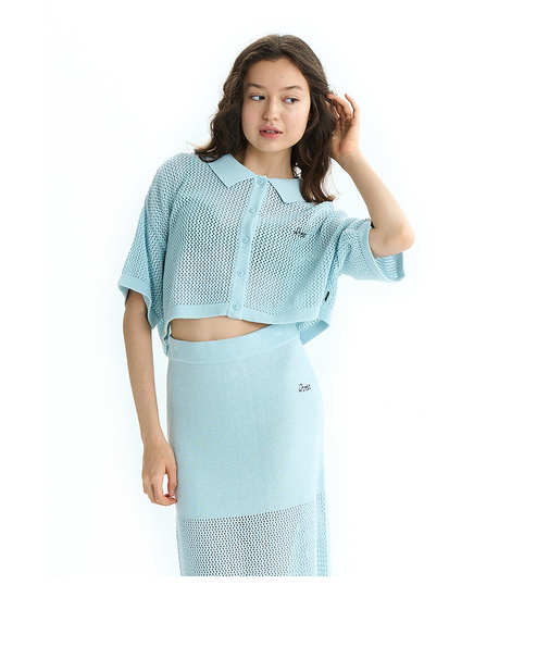 【OUTLET】RVCA レディース OHANA SUMMER KNIT SHIRTS ニットシャツ 【2025年夏モデル】