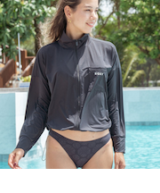 【ROXY ロキシー 公式通販】ロキシー（ROXY）【OUTLET】Roxy AURORA STAND ウィメンズ ラッシュガード 接触冷感 クイックドライ