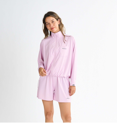 【ROXY ロキシー 公式通販】ロキシー（ROXY）【OUTLET】Roxy AURORA STAND ウィメンズ ラッシュガード 接触冷感 クイックドライ