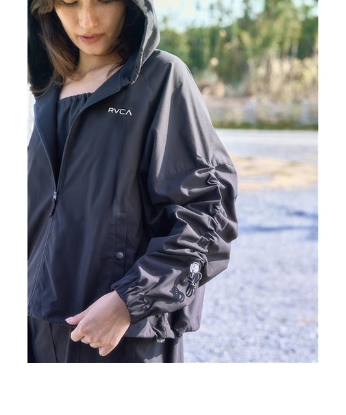 【OUTLET】RVCA レディース UTILITY LIGHT JACKET フード付きジップアップジャケット【2025年春夏モデル】
