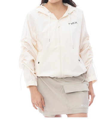 【OUTLET】RVCA レディース UTILITY LIGHT JACKET フード付きジップアップジャケット【2025年春夏モデル】