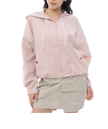【OUTLET】RVCA レディース UTILITY LIGHT JACKET フード付きジップアップジャケット【2025年春夏モデル】