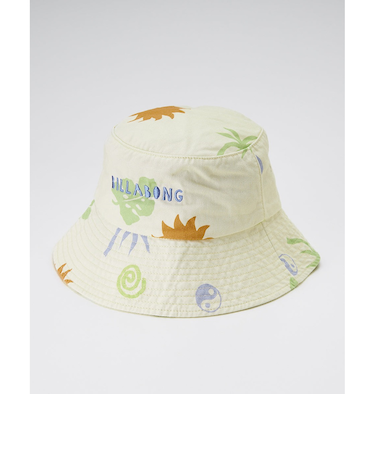 【OUTLET】BILLABONG レディース 【CRYSTAL TIDES】 SUN SYMBOL BUCKET HAT ハット 【2025年春夏モデル】