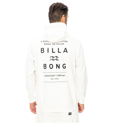 【OUTLET】BILLABONG メンズ WARM SOFTTY PARKA ラッシュガード CRM 【2024年秋冬モデル】