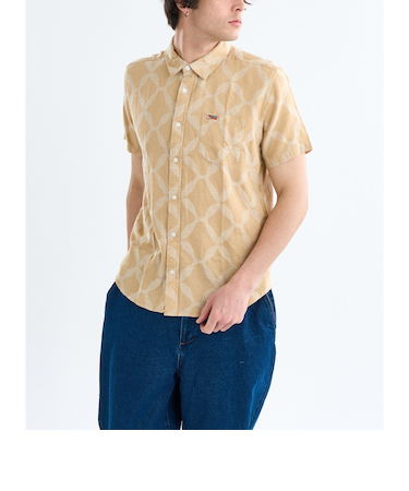 【OUTLET】RVCA メンズ 【LAURYN ALVAREZ】 LA ORNAMENT SS 半袖シャツ 【2025年春夏モデル】